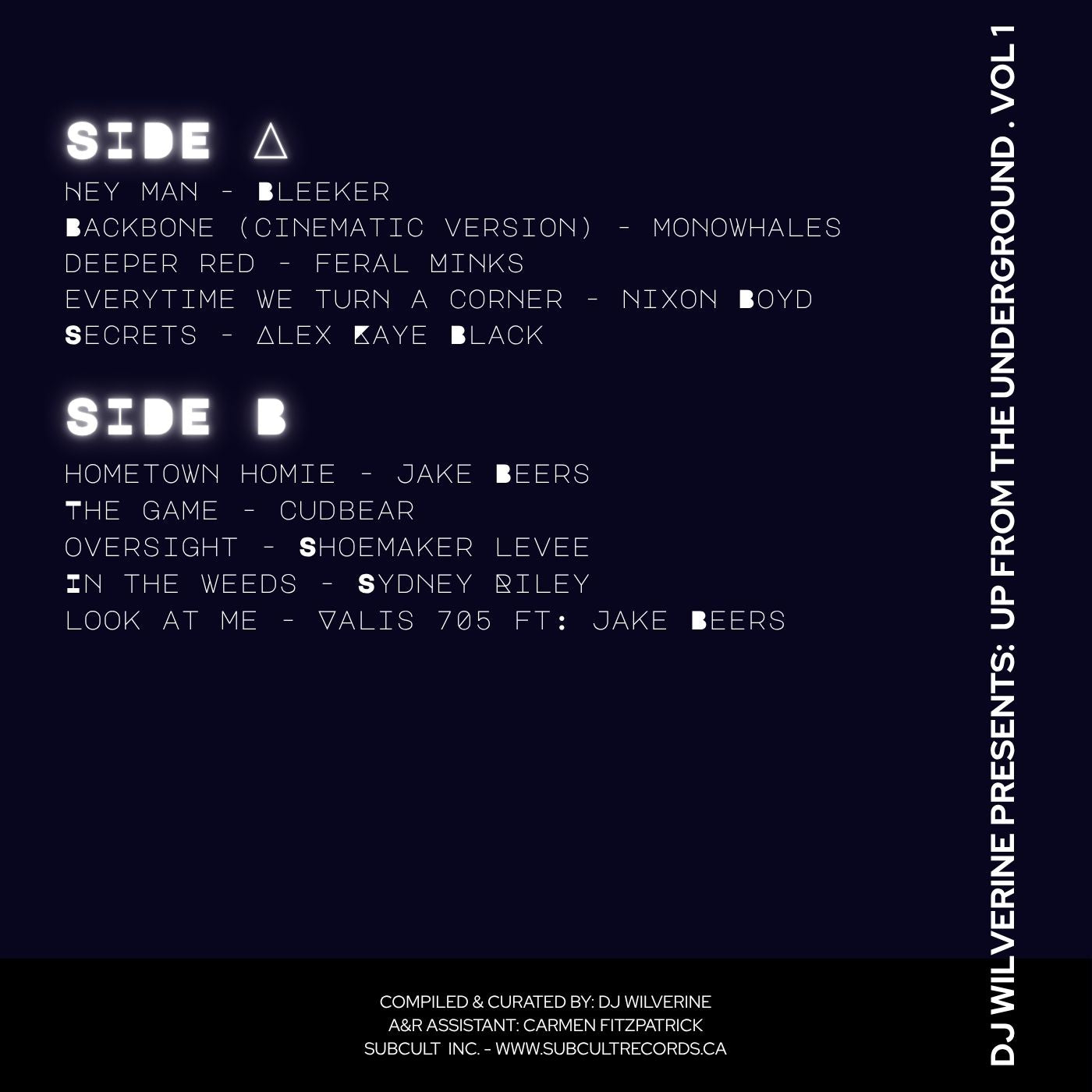 DJ WILverine's Up From The Underground Volume 1